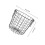 Table Top Metal Wire Mesh Basket With Handle - Black 2
