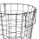Table Top Metal Wire Mesh Basket With Handle - Black 6