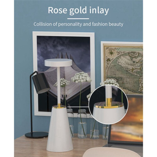 Table Lamp Bedside Lamp Wireless Rechargeable Ambient Light Touch Bar Light Ambient Table Lamps,Black 2