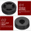 4Pz Isolanti in Gomma Per Speaker E Subwoofer Neri 4