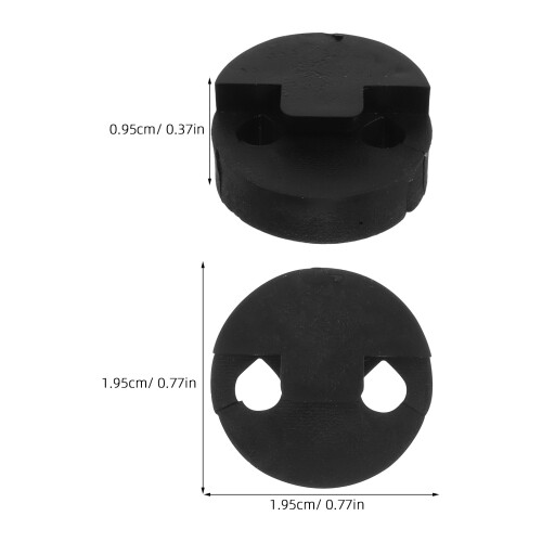 2Pz Sordina Per Violino ABS Nera Rumore Per Pratica Silenziosa 1
