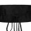 Larga Kimono Tessuto Stile Nero 4