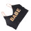 Stylish Letter U-Back Bra Free Size 40-70kg Black 2