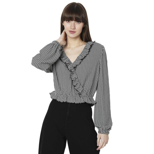 Vero Moda Regular Top (10291505_Zwart_Xs)