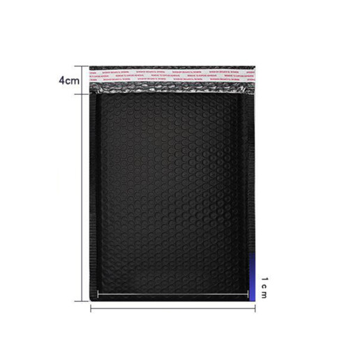 50Pièces Sac De Rangement Bulles Noir, Solide 1