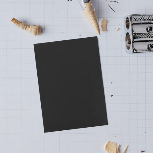 Schwarzes Kartonpapier Für Scrapbooking Einladung 2