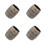 4Pièces Mugs Baril Résistants Pour Usage Maison 3
