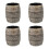 4Pièces Mugs Baril Résistants Pour Usage Maison 5