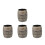 4Pièces Mugs Baril Résistants Pour Usage Maison 6