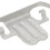 2PCS Brake Pad Retainer Clip 34116798879 for E81 8