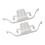 2PCS Brake Pad Retainer Clip 34116798879 for E81 12