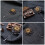 Spilla Uomo Legno Nero Design Creativo E Attraente 4
