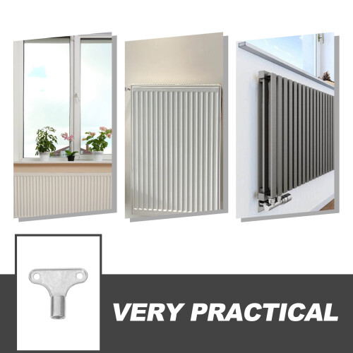 10St Multifunctionele Radiator Sleutel Zinklegering Voor Ontluchting 2