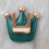 Porta Asciugacapelli Verde Muro Organizer Casa 9
