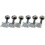 6pcs Chrome 6R Guitar Tuning Pegs for TL Guitars - Enhanced Stability C 1