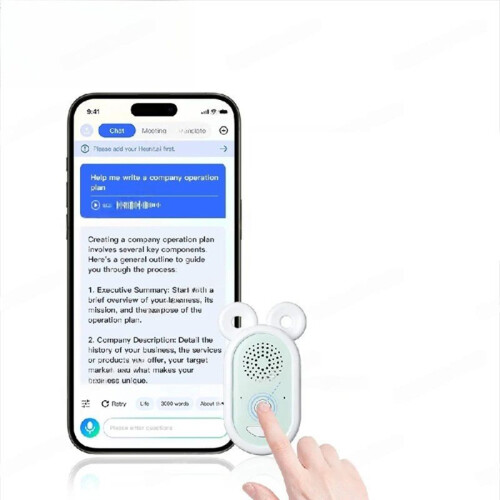 Wireless OpenAi Chat Gpt Chatgpt Wi-Fi Operation AI Models  Translator  Microphone with Speakers 1