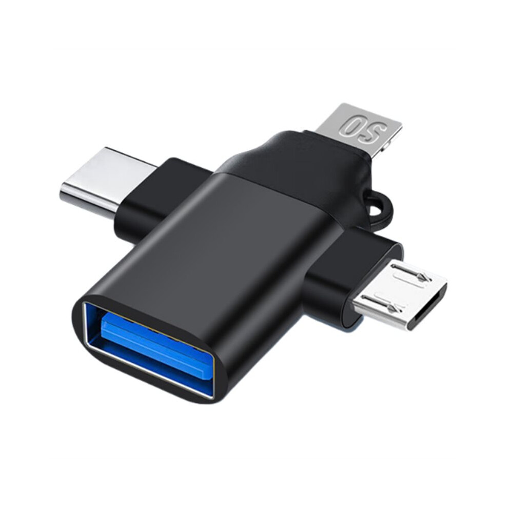 3-In-1 Otg Adapter For Type-C Micro Adapter Usb 3.0 Camera Adapter Converter For Smartphone Usb Flash Drive 4711148196420