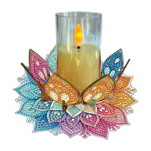 DIY Art Painting PVC Flower Candle Holders for Table Centerpiece, Home Décor, and Special Events