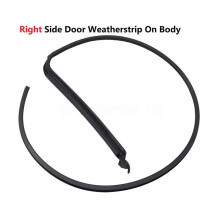 1Pair Door Weatherstrip Roof Seal Strip 25868657 25868658 for  H2  2003-2009 Sunroof Weather Sealing Strip