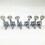 6pcs Chrome 6R Guitar Tuning Pegs for TL Guitars - Enhanced Stability B 3