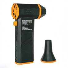 Souffleur D'Air Turbo 180 W, Poussée de 300 G, 2 Batteries 4000 MAh, Ventilateur à Jet Puissant pour le Nettoyage de Claviers et Aspirateurs de