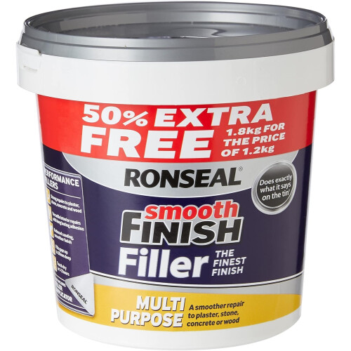 Multi-Purpose Ready Mixed Filler 1.2kg White | Smooth Finish