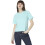 Vero Moda Dames Effen Polyviscose Regular Fit Blauwe Top 1