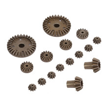 Metal Gear Upgrade Set for Wltoys 12428 RC Car, Torque Steel Gears for .223 .22 .257 Gearbox