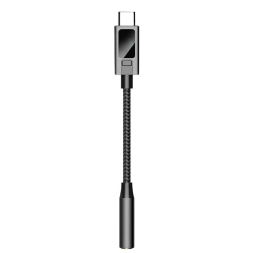 Portable DAC Decoding Amplifier USB C to 3.5mm Audio Adapter with Professional 4-Stage EQ Tuning HiFi Digital Decoding
