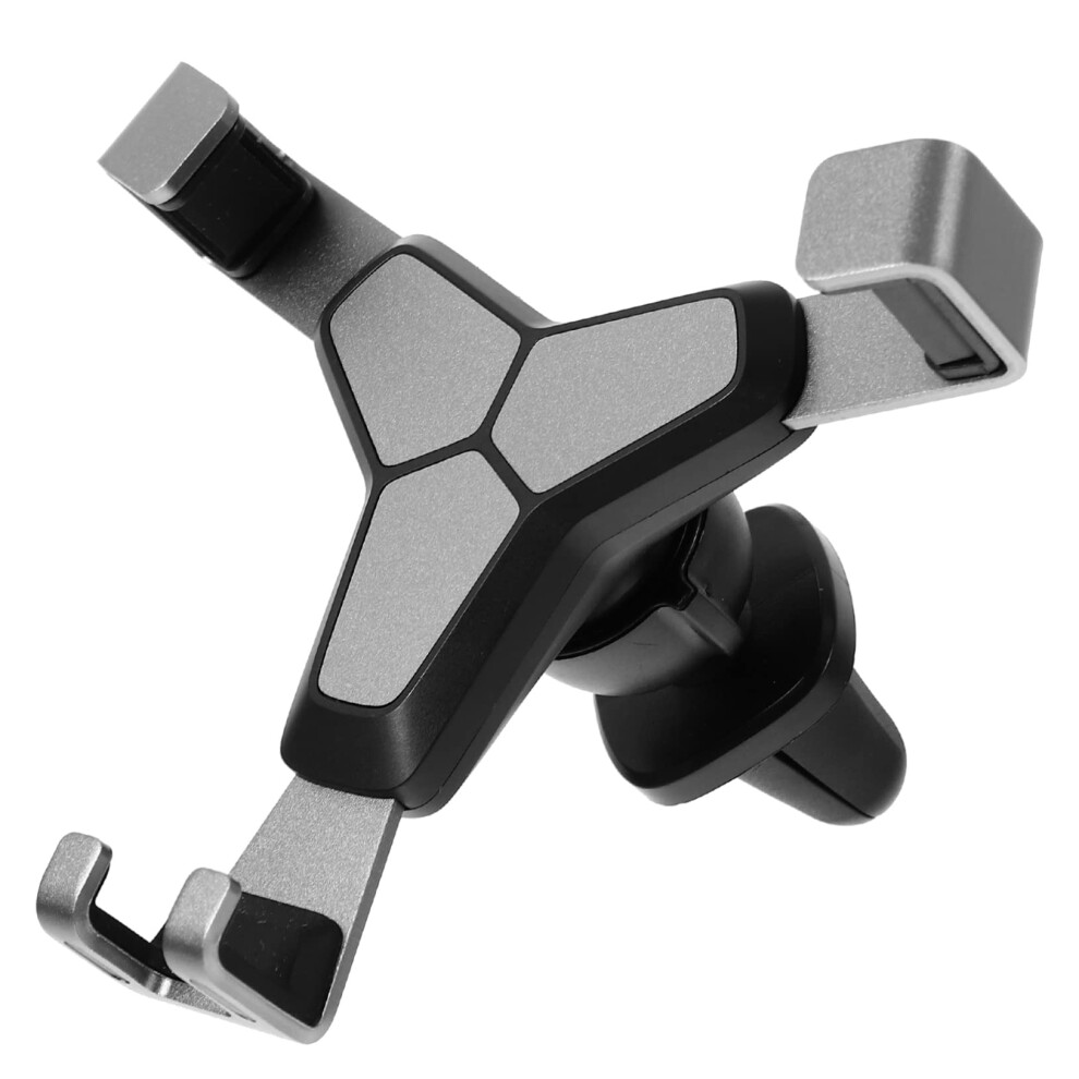 Universal Air Vent Car Phone Holder With Secure Silicone Clamp And Charging Port Access 9771547759331