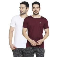 Underjeans Herre Regular Fit T-Shirt (Ujnospr001Hvidvin_Hvid_Vin XXL)