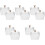 10Pièces Conteneur Café Sucre Ps Transparent Couvercle Chic 2