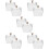 10Pièces Conteneur Café Sucre Ps Transparent Couvercle Chic 7