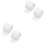 Serviettes Ongles Blanches, Jetables, Puissantes Pour 3