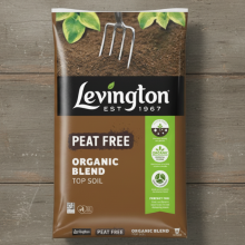 Levington Peat Free Organic Top Soil 60L Bag