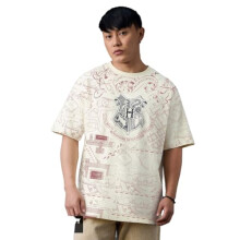 The Souled Store Harry Potter: MarauderS Map (Solar) Men And Boys Oversized Cream T-Shirt