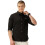 Thomas Scott Κλασικό Slim Fit Πουκάμισο Μαύρο με Cuban Collar 1