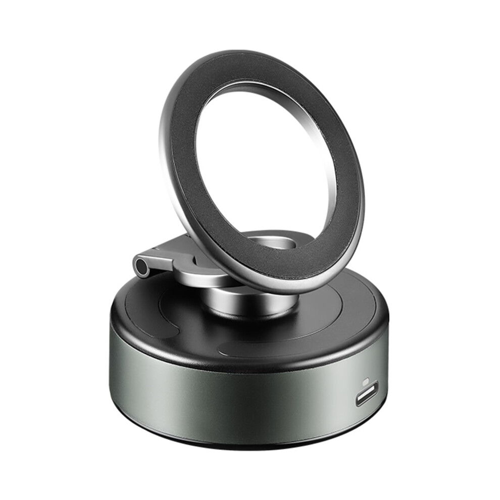 Car Phone Mount With Vacuum Suction Lock, 360 Rotatable Windshield Holder For Navigation And Video Calls 9330225229575