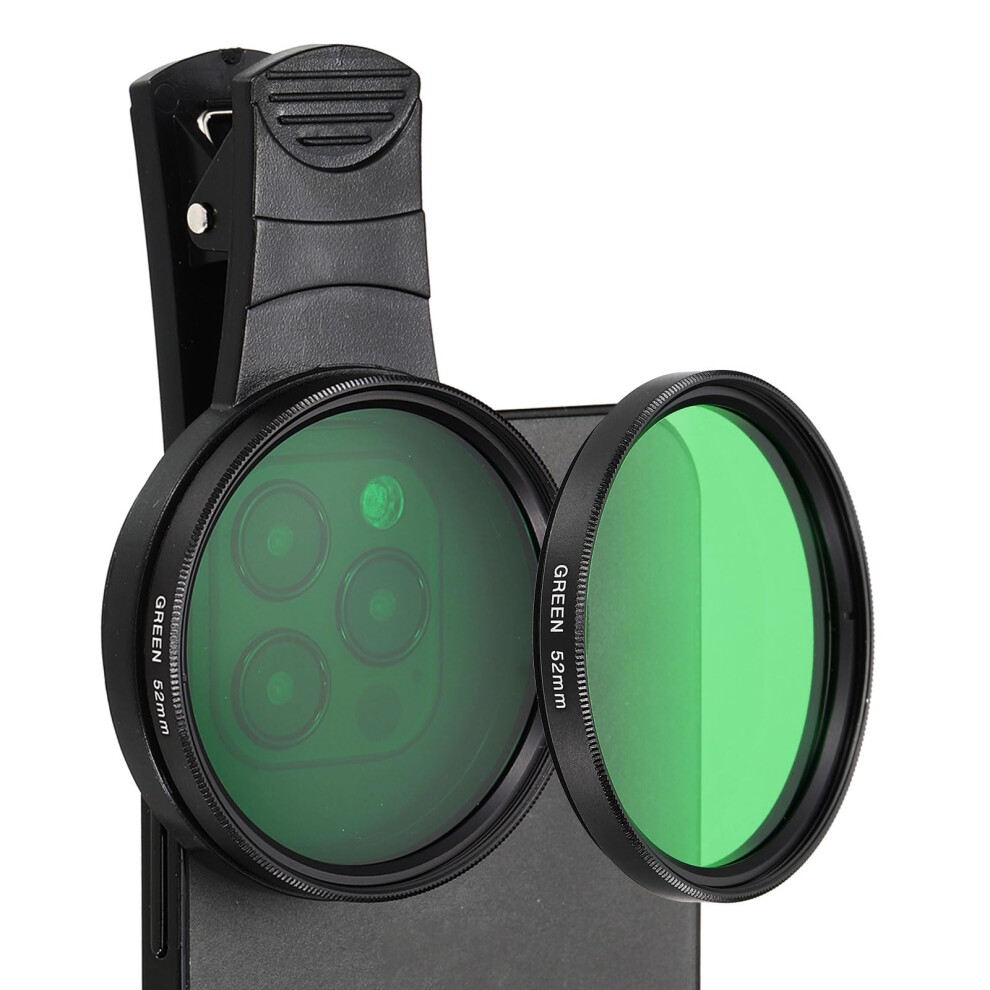 52Mm Phone Camera Lens Clipon Polarizing Filter Cpl Lens For Smartphone And Dslr Green 9092120384604