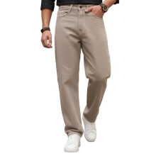 Urbano Fashion Ανδρικά Μπλε Χαλαρά Τζιν Jeans Μη Ελαστικά (Jeanloose-03-Tan-38)