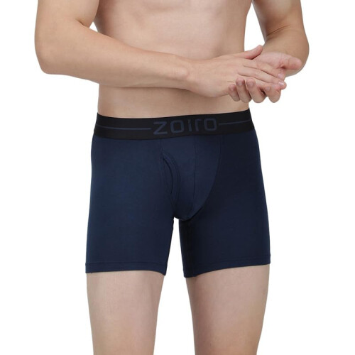 Zoiro Herrars Modal Ultra Soft Boxer Brief | 4-vägs Stretch Persisk Blå
