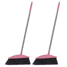 2St Buitenschoonmaak Roze Met Steel Sterk En