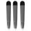 3St Duurzame Capacitive Stylus Pen Grijs ABS Voor Schermen 1