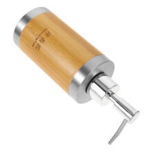 Navulbare Zeepdispenser Plastic Bamboe Voor Reiniging En Lotion
