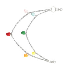 Unisex Hip-Hop Chain Met Multicolor Pepers Hanger Broeken