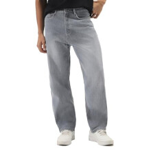 Urbano Fashion Ανδρικά Ανοιχτό Γκρι Loose Baggy Jeans Non-Stretchable
