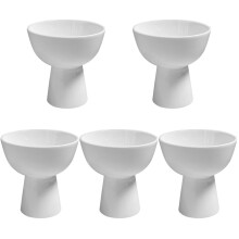 5Pièces Coupes À Glace En Céramique Pieds, Multi-Usage