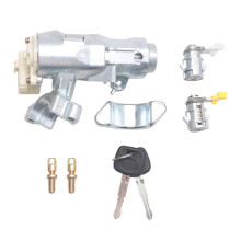 Ignition Lock Core Ignition  Steering  Lock + Door Lock with 2 Keys Set for  Hilux 1997-2005