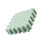 4Pcs 12.6x12.6Inch Knitting Blocking Mat Knit Blocking-Green 1