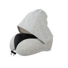 Lightweight Supportive Headrest Including Sound-Light Grey